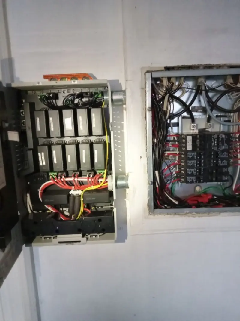 Electrical panel upgrade completed for Security Camera Wiring in Belle Glade